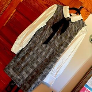 Venus bodycon houndstooth dresss